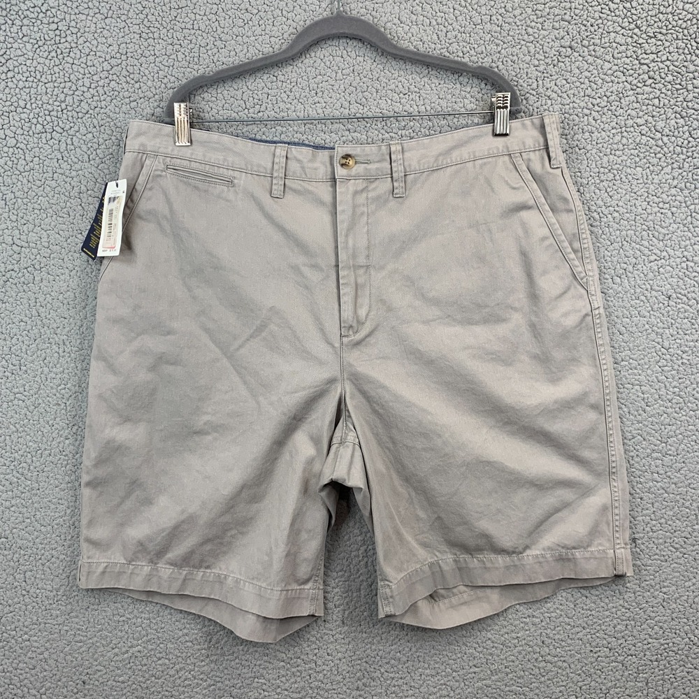 NWT Polo Ralph Lauren Gray Khaki Chino Shorts Men's Sz 40 Classic Preppy Casual